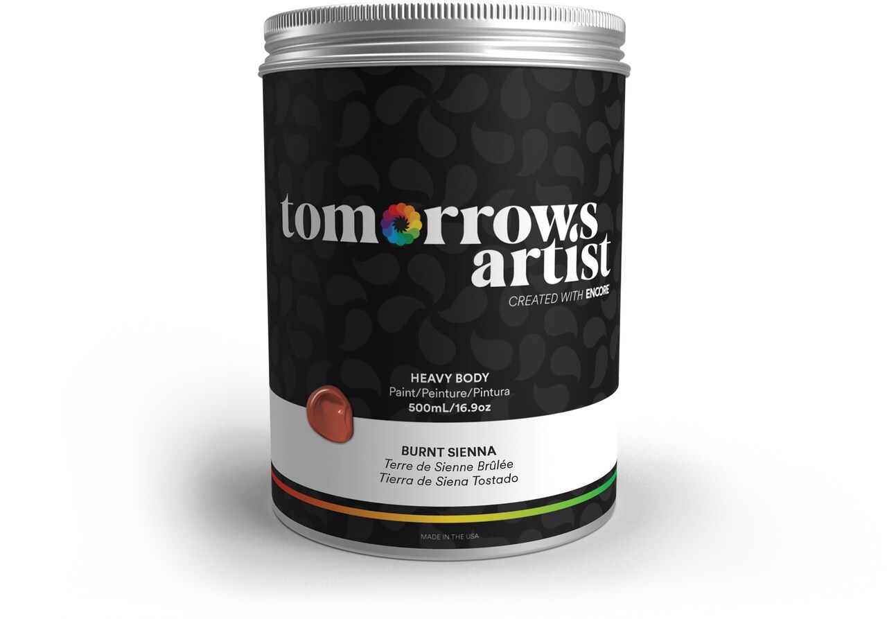 Tomorrows Artist: Heavy Body Eco-Friendly Sustainable Acrylic Art Paint 100ml/3.38oz, 250ml/8.45oz, 500ml/16.91oz, 1000ml/33.81oz